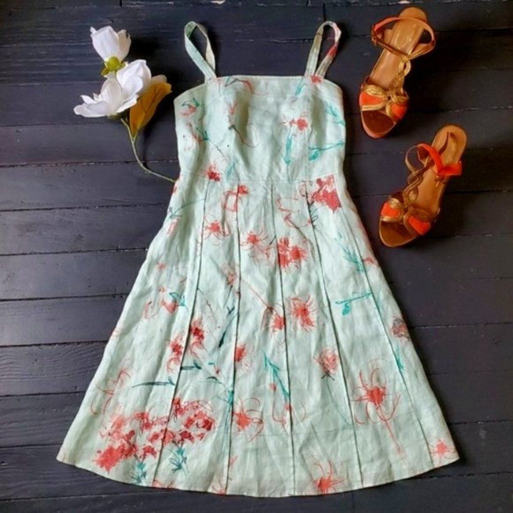 Ann Taylor 100% Linen Dress